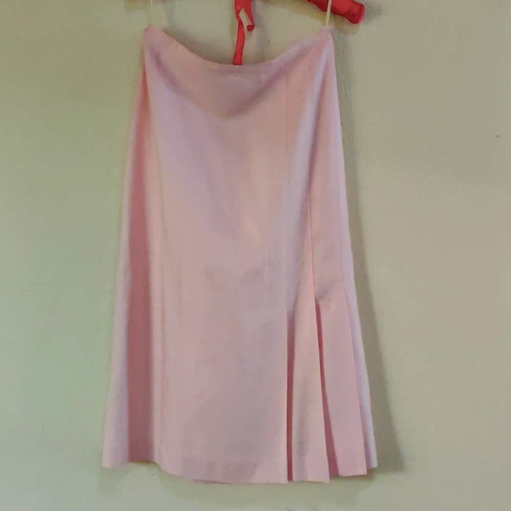 Vtg designer silk/viscose midi skirt